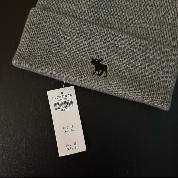 Abercrombie and Fitch New Soft Gray Beanie - Picture 1 of 3